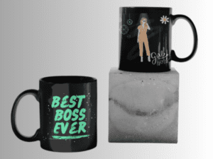 Black Printed Mug- Best Boss Ever Printed Mug