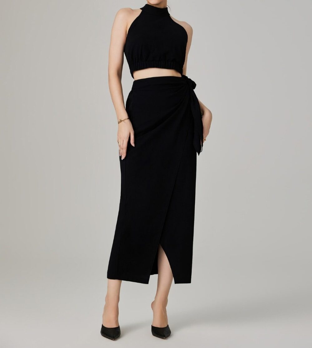 Black Bodycon Coctail Party Dress