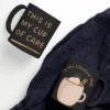 Black Printed Mug- Hot Chocolate Drinks Quote Printed Mug