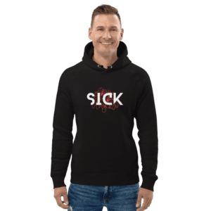 Men Full Sleeve - Black Hoodie - Sick Printed Graphic Design