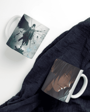 White Printed Mug - Anime Angel Series
