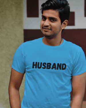 T-Shirt Single Side Printed - Husband Printed T-Shirt