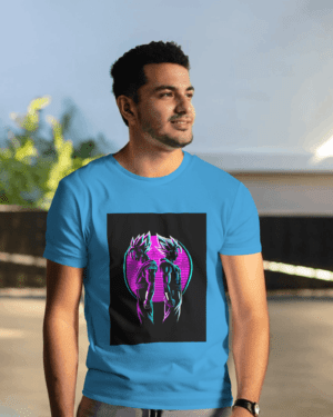 T-Shirt Dual Side Printed - Dragon Boll Z Goku And Vegeta Printed T-Shirt