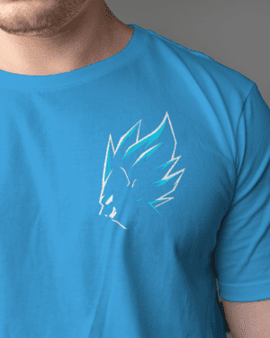 T-Shirt Dual Side Printed - Dragon Boll Z Vegeta Printed T-Shirt