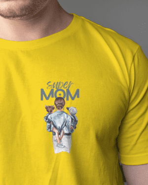 T-Shirt Printed - Super Mom Printed T-Shirt