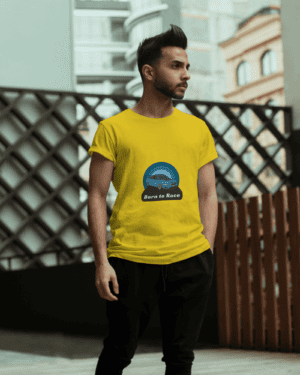 T-Shirt Printed - Born To Race Printed T-Shirt
