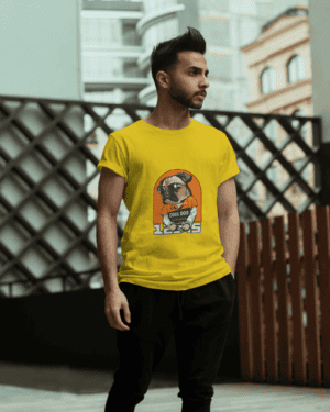 T-Shirt Printed - Cool Dog Printed T-Shirt
