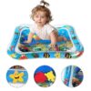 Mistico Baby Kids Water Play Mat Toys Inflatable Tummy Time Leakproof Water Play Mat, Fun Activity Play Center Indoor and Outdoor Water Play Mat