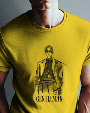 T-Shirt Printed - Gentleman Printed T-Shirt.