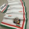 Tiranga Embroidered Tiranga Print Heavy Georgette Saree