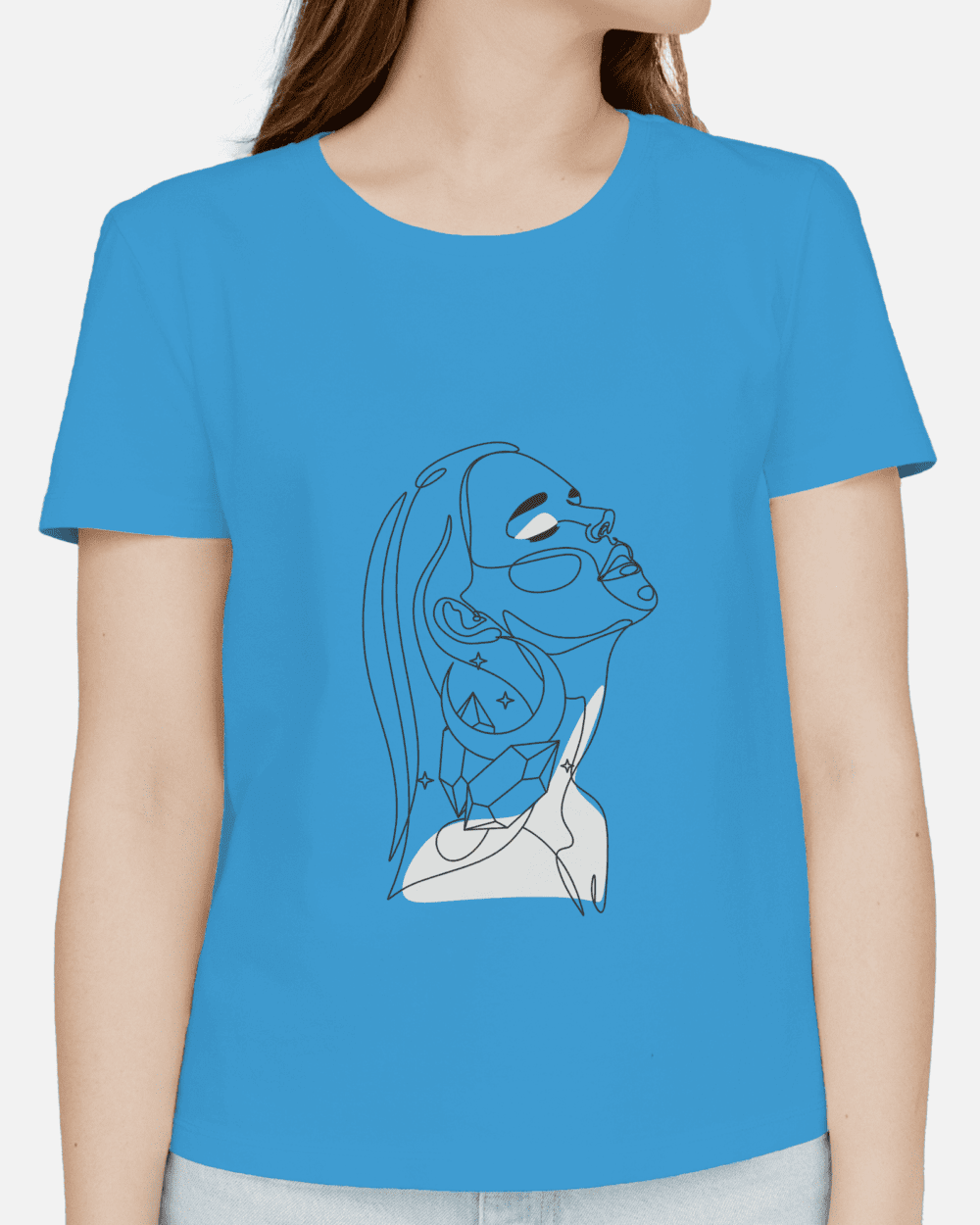 Single Side Printed T-shirt - Girl