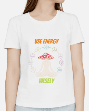 Single Side Printed T-shirt - Use Energy Wisely Printed T-Shirt