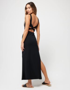 Black bodycon coctail party dress