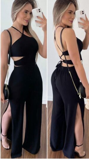 Black jumpsuit for girls